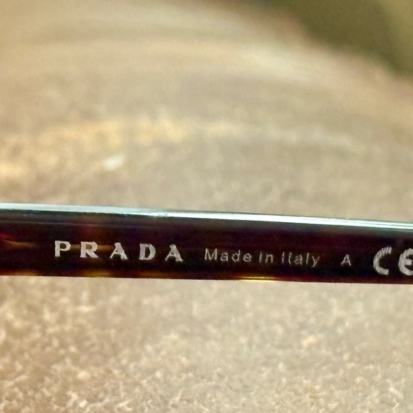 Prada Tortoise Shell Eyeglasses - Picture 3 of 10